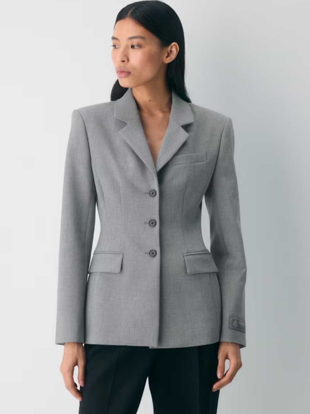 NWT Aritzia  STANDOUT Blazer Heather Dark Grey